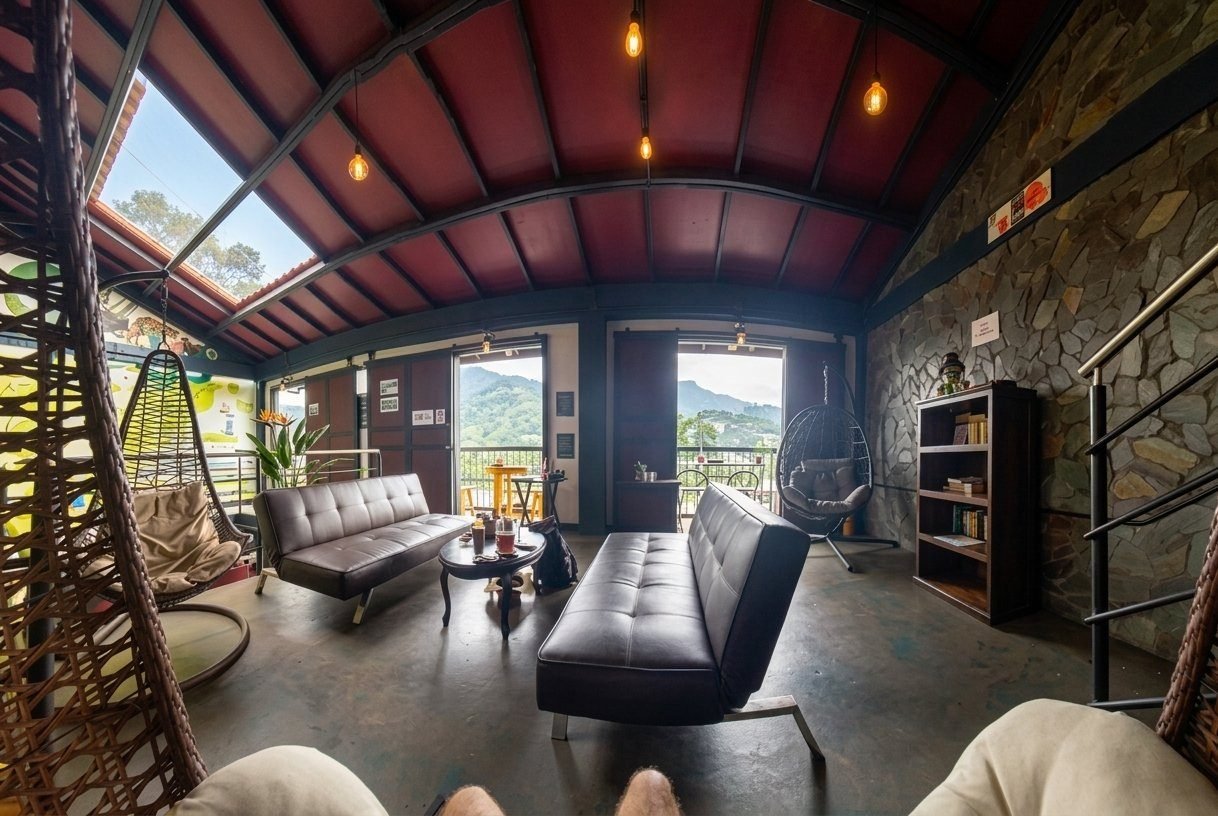 Living Room — Con vista a las montañas